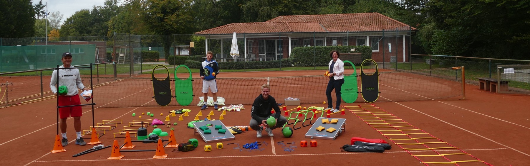 Umfassende Anschaffung neuer Trainingsmaterialien mithilfe des Landessportbund-Förderprogramms „1000x1000“