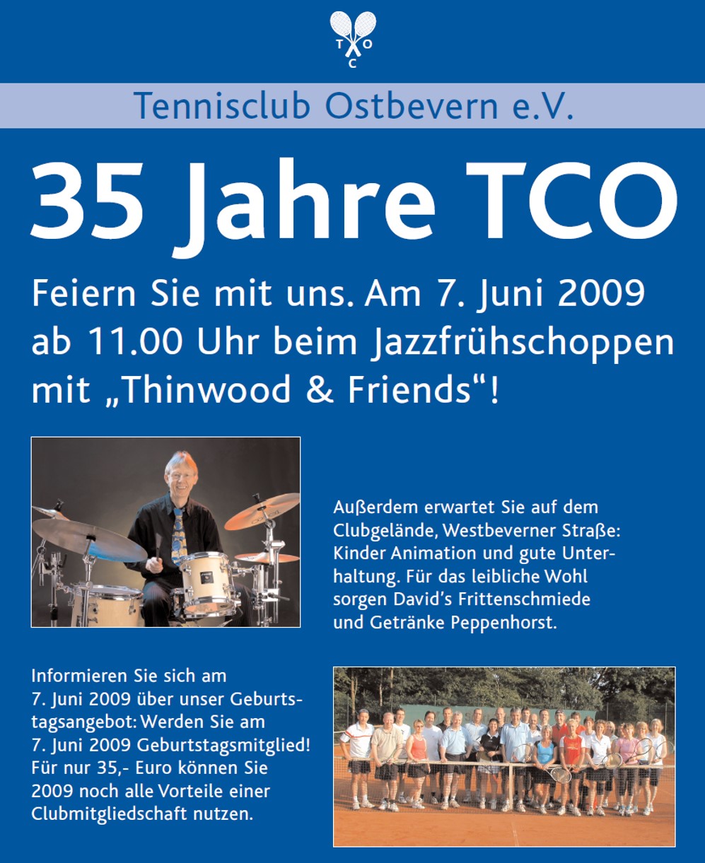 Sommerfest zum 35-jährigen Vereinsjubiläum am 07.06.